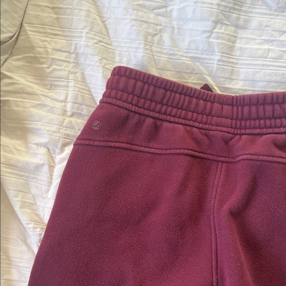 CRZ Yoga Maroon Fleece Sweatpants - Picture 6 of 10